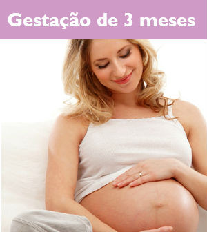 barriga de gravida com 3 meses