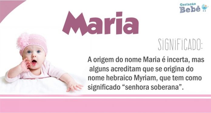 Significado Do Nome Maria E Sua Origem